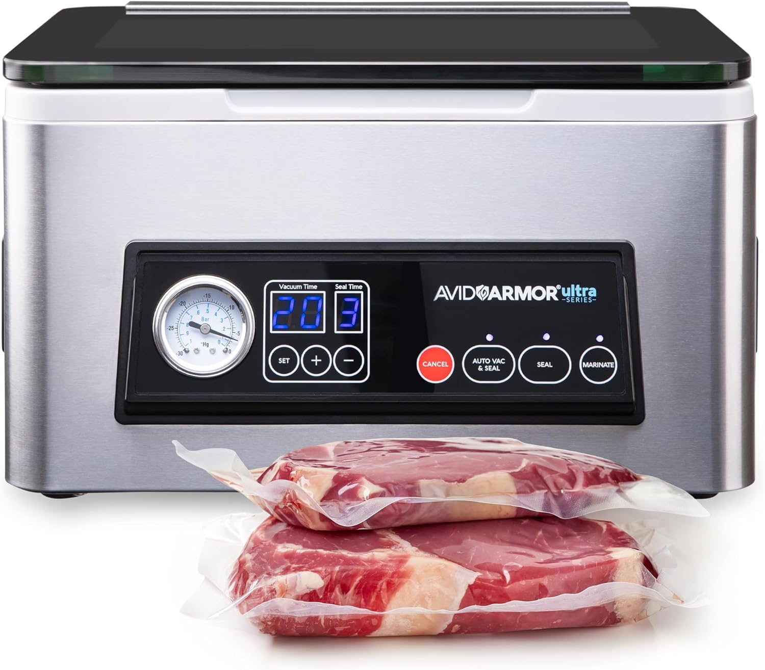 Chamber Vacuum Sealer USV20 for Wet Foods and Meat