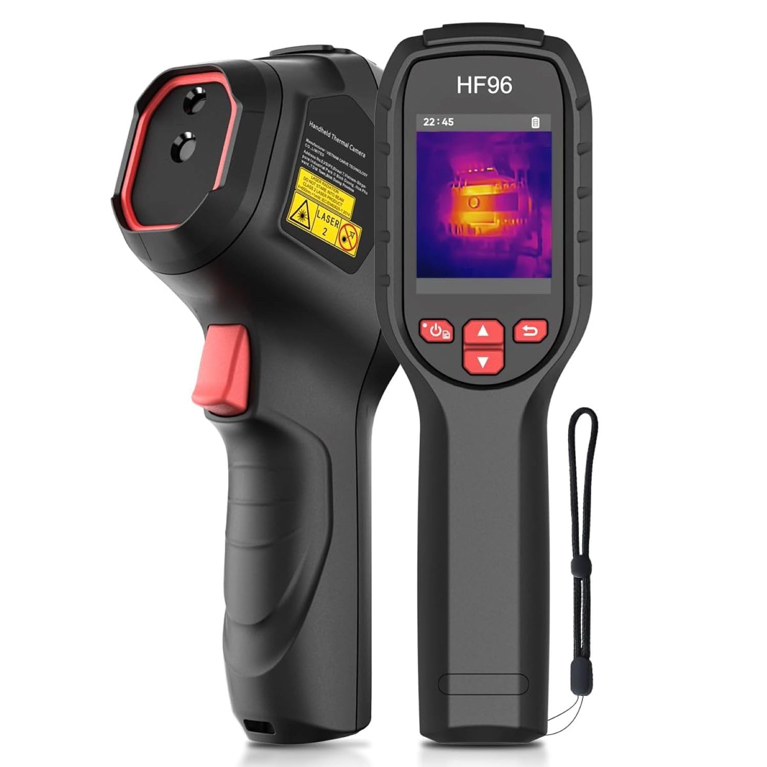 2026 Thermal Camera, Super Resolution 240 x 240, Thermal Imaging Camera with Laser Pointer, 96 x 96 IR Resolution, 25 HZ Infrared Camera,-4°F to 1022°F, 50°FOV, 8h Battery Life Thermal Imager