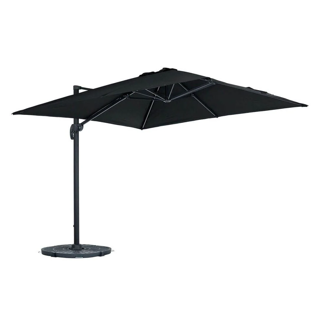 3 x 3m Roma Square Parasol Large Cantilever Garden Shade