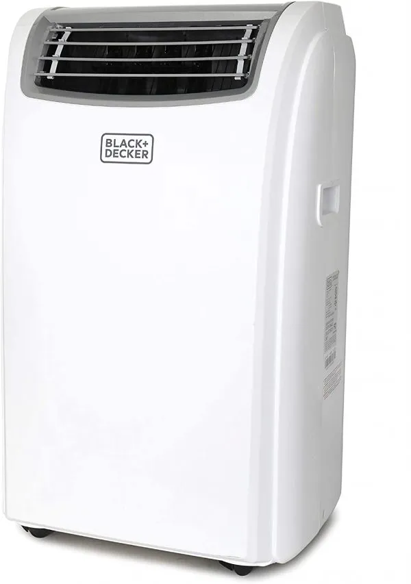 14,000 BTU Portable Air Conditioner with Heat and Remote Control, White