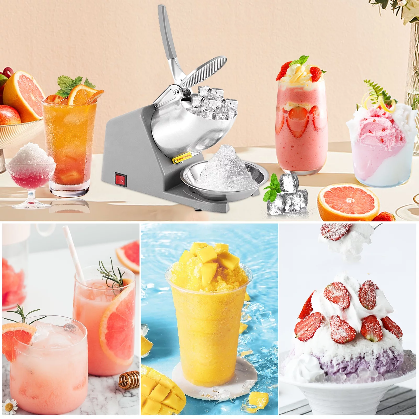 2026 Ice Maker,Dual Ice Maker Shaved Ice Ice Shaver Siuke Buzhi Havou Mizuh Maker Ice Shaved