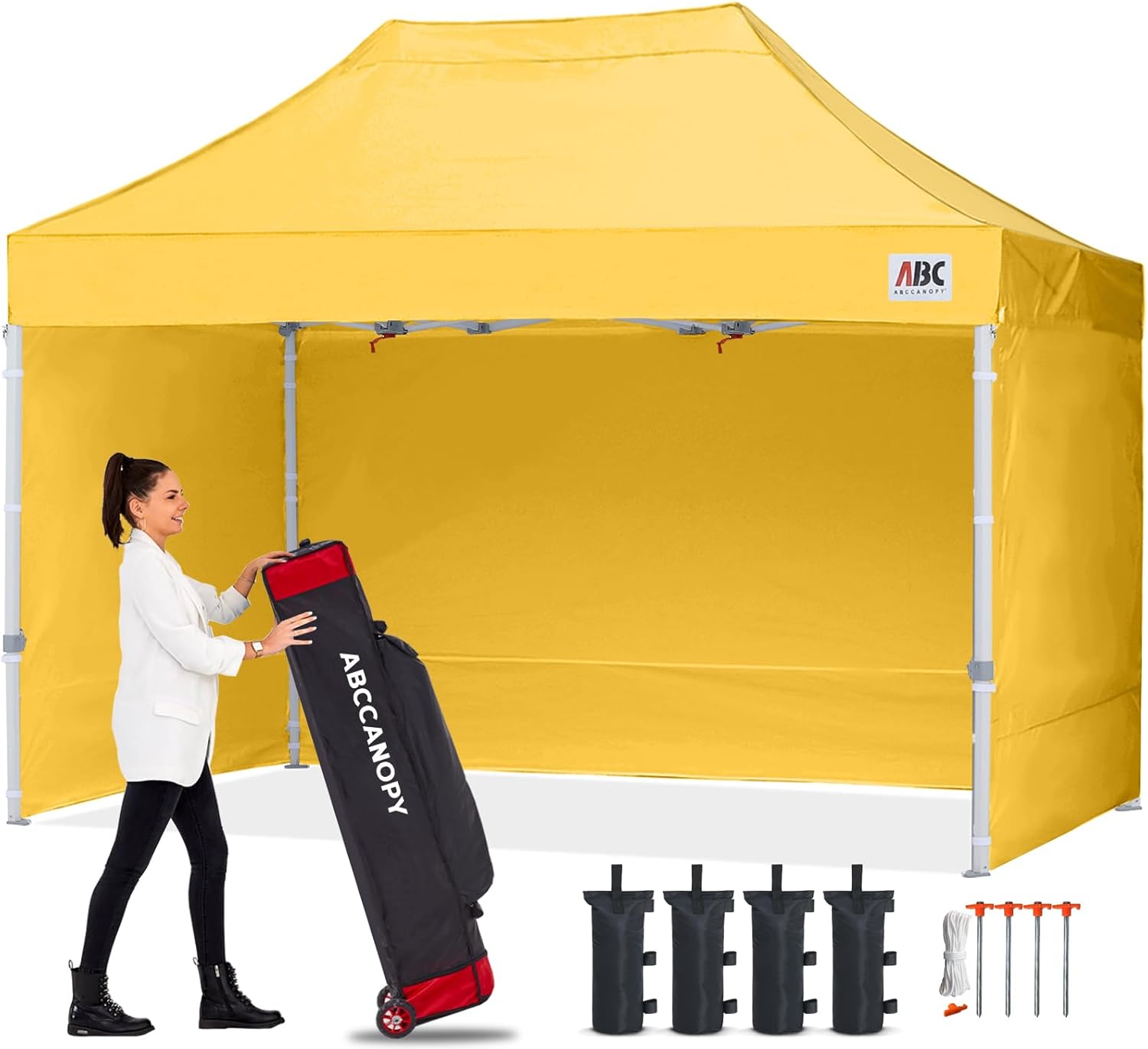Easy Pop Up Canopy Tent 10×10 with Sidewalls