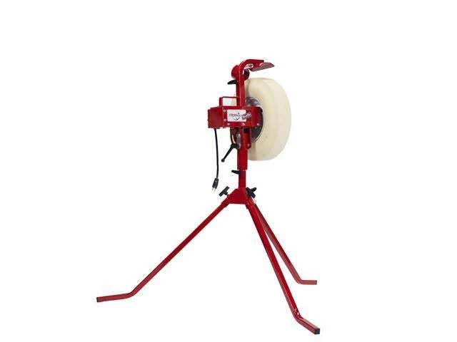 First Pitch Baseline Real Softball and Baseball Pitching Machine Up to 70MPH