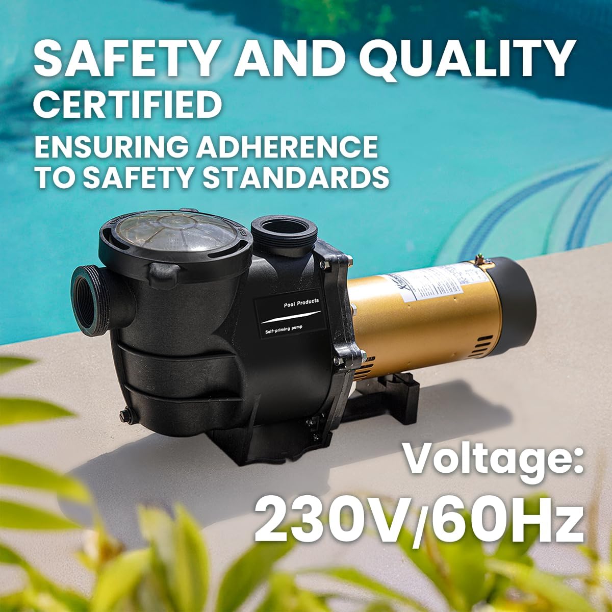 2Hp Variable Speed In-Ground Pool Pump 230V