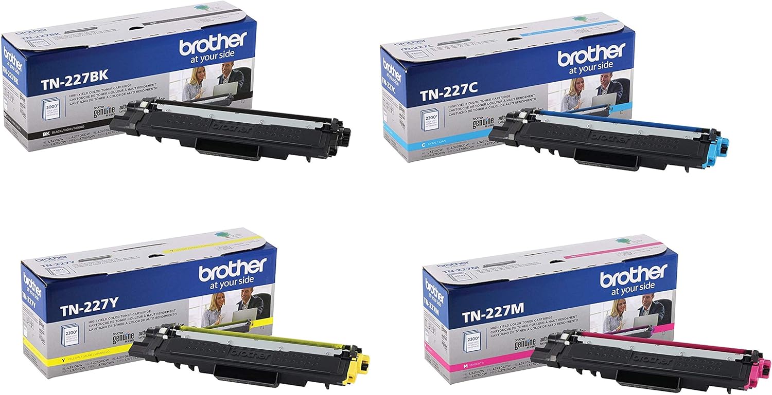 High Yield Color Toner Set (Bk/C/M/Y)
