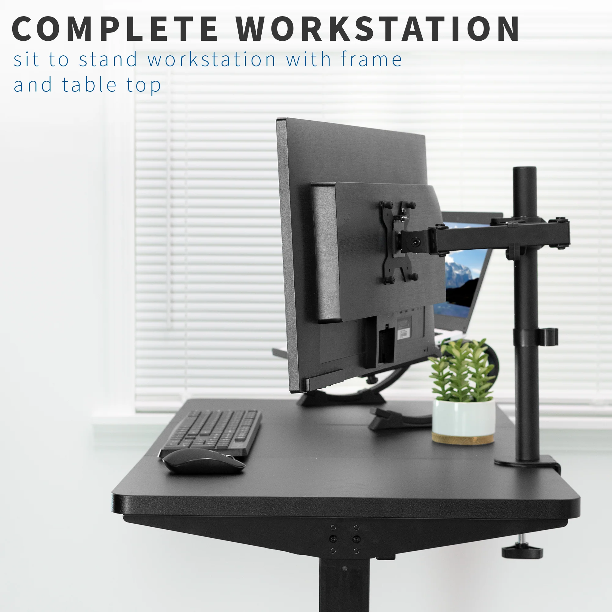Electric Height-Adjustable Desk – Ergonomic Sit-Stand Workstation for Improved Comfort & Productivity