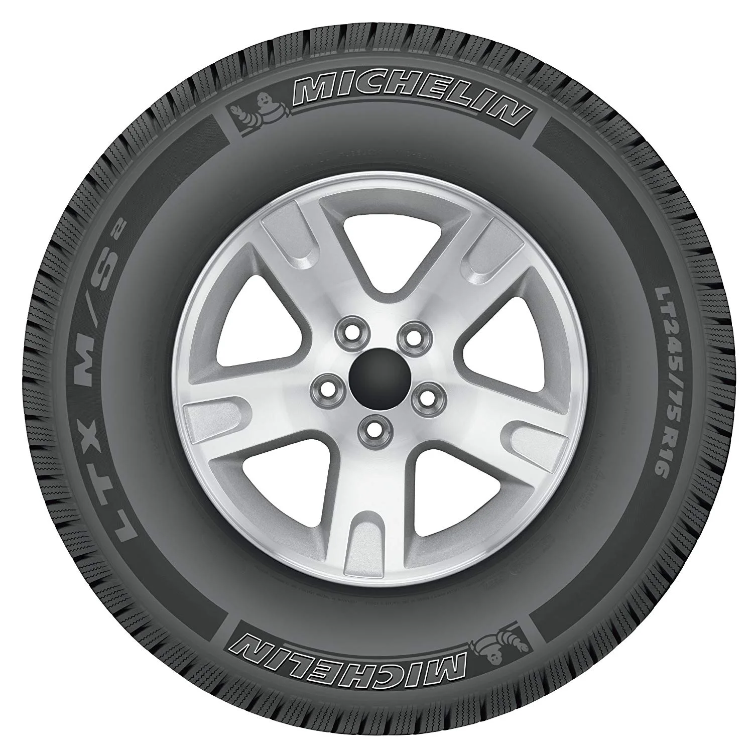 2026 Michelin LTX M/S2 265/75R16 114 T Tire Fits: 1996-99 Chevrolet Tahoe Base, 2006-07 Hummer H3 Base