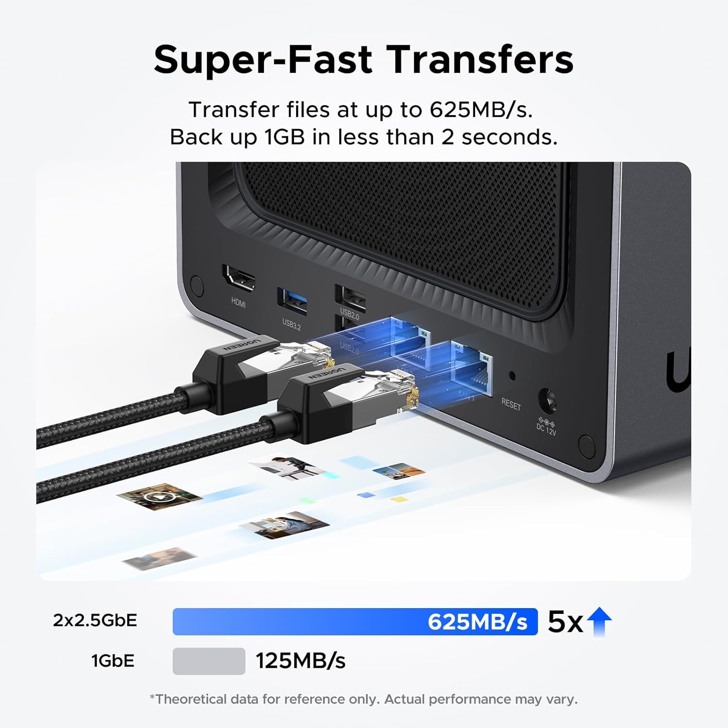 Nasync DXP2800 2-Bay NAS with Intel N100 CPU