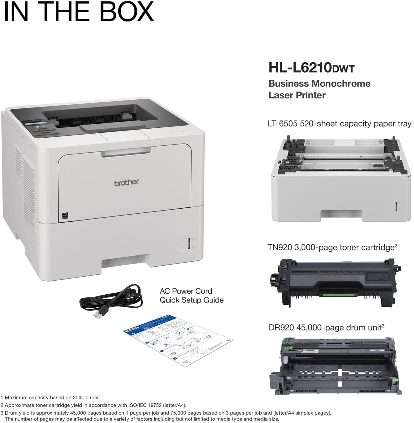 HL-6210DW Professional High-Speed Laser Printer