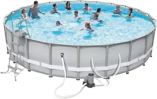 Power Steel Frame Pool Set, 22′ x 52′′