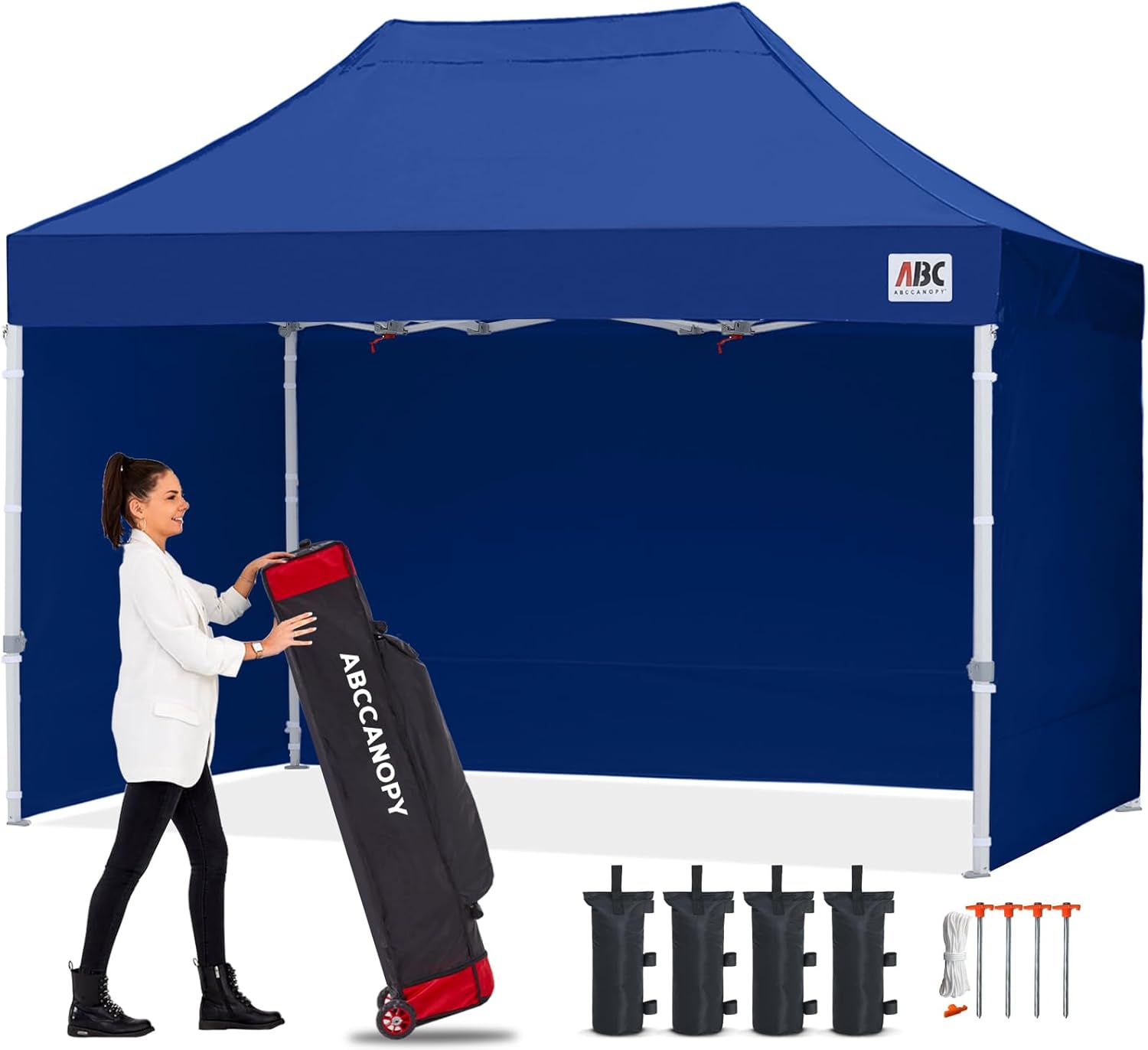 Easy Pop Up Canopy Tent 10×10 with Sidewalls