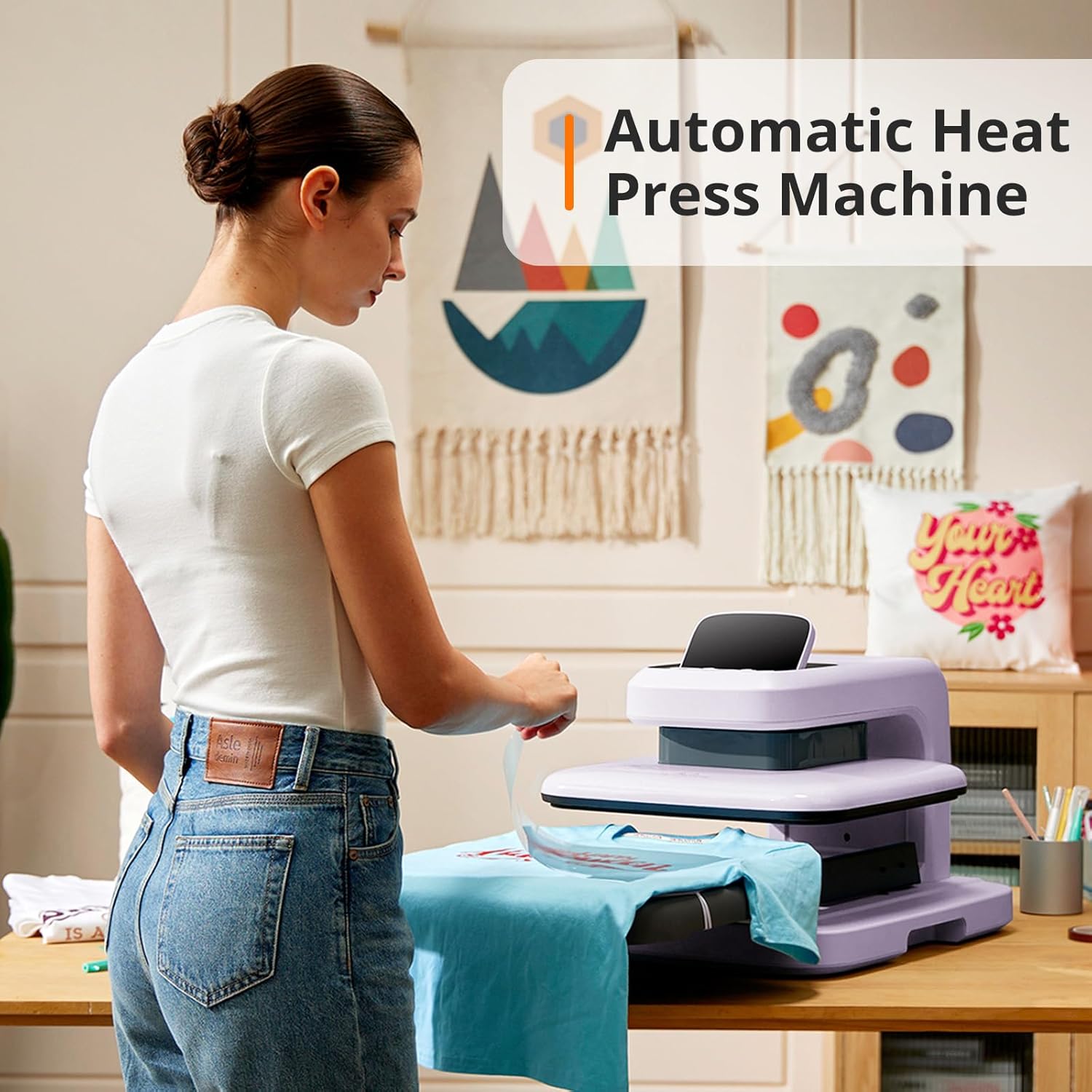 Automatic Heat Press 2 – 15×15 Heat Transfer Machine