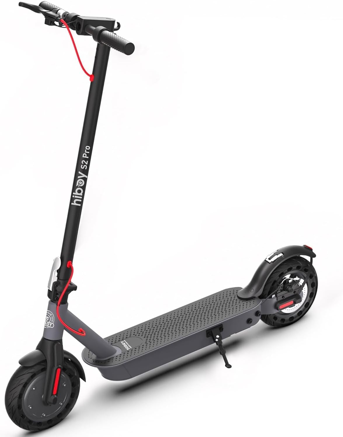 Electric Scooter, 500W Motor, 10′′ Solid Tires, 25 Miles Range, 19 Mph Folding Commuter Electric Scooter for Adults (Optional Seat) – S2 Pro