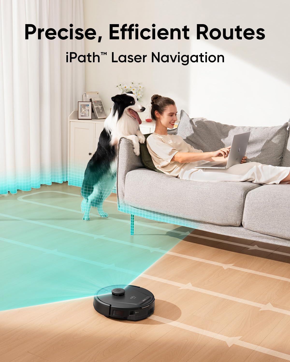 L60 Robot Vacuum with Self-Empty Station and 5000Pa Suction