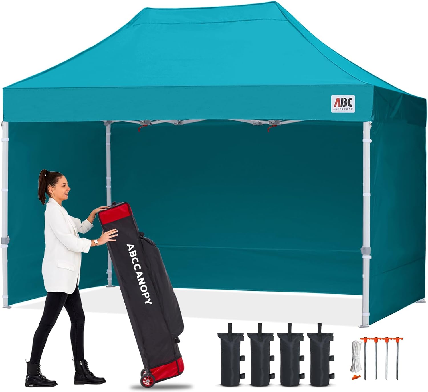Easy Pop Up Canopy Tent 10×10 with Sidewalls