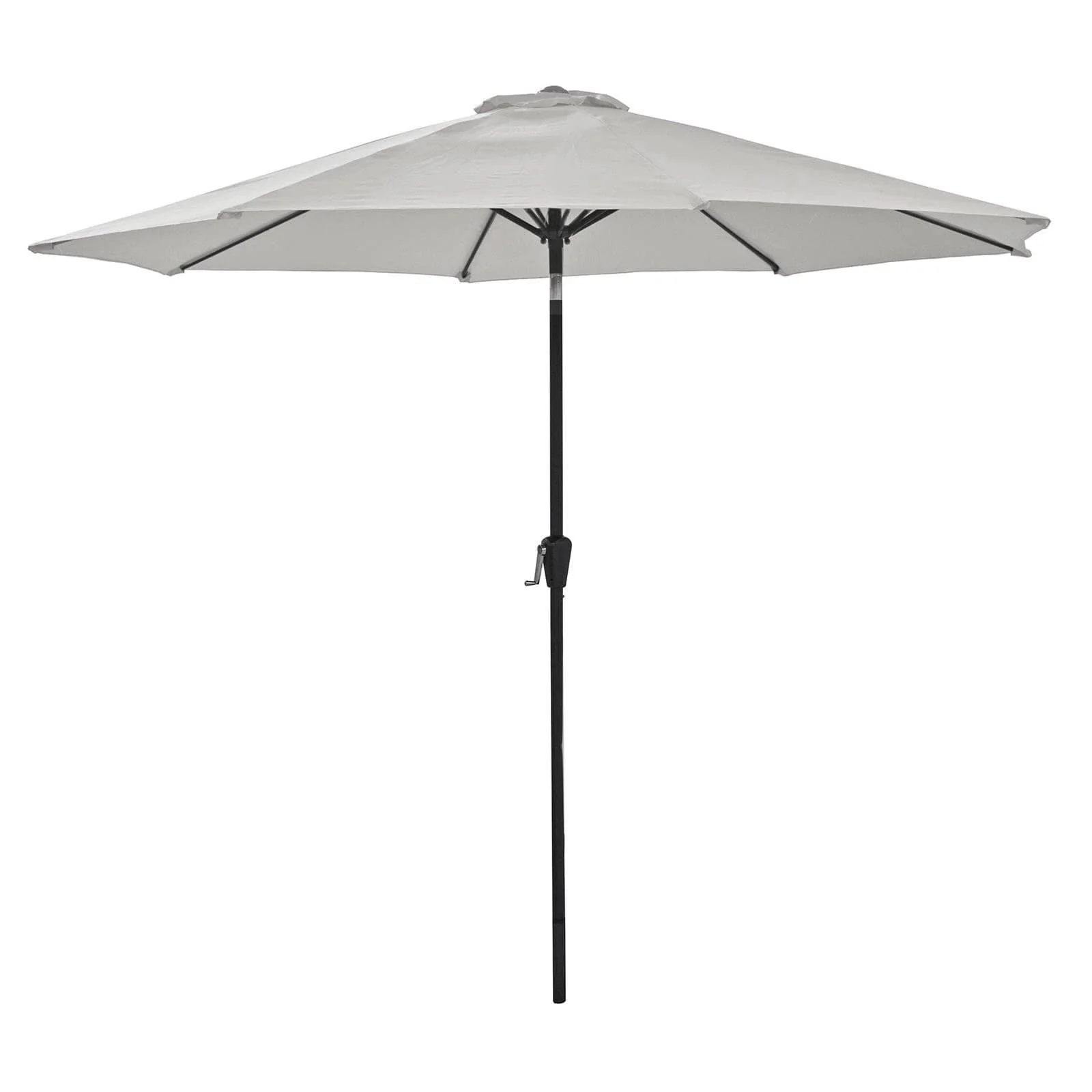 3m Round Parasol Crank Tilt Garden Patio Shade Umbrella