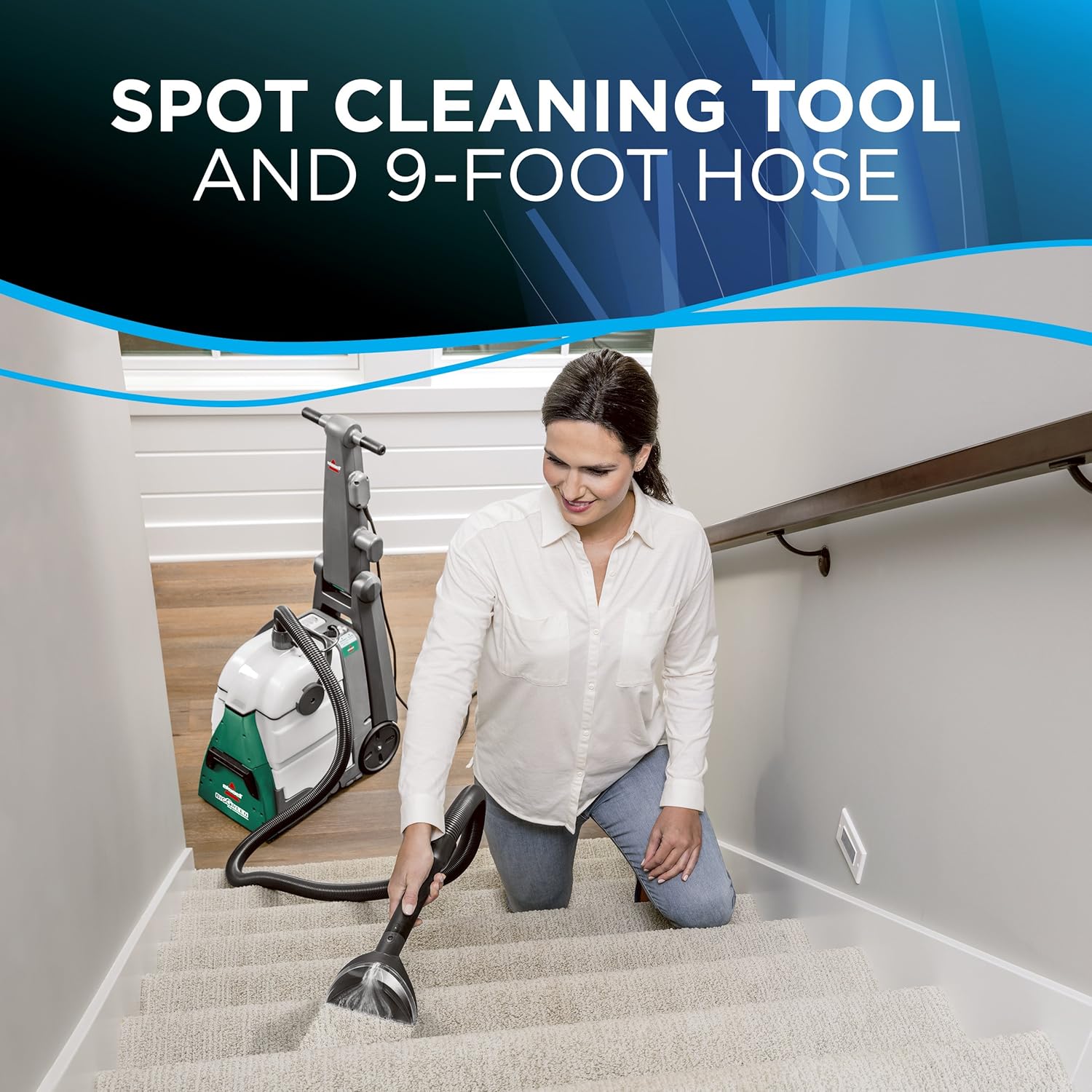 Big Green Professional Carpet Cleaner with Tools