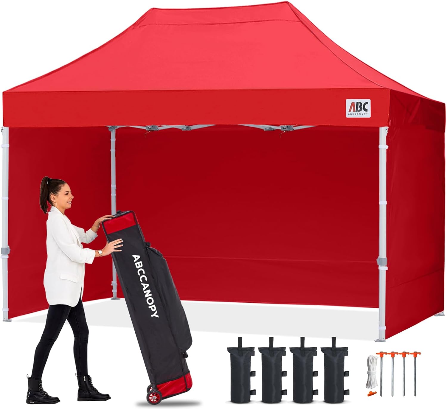Easy Pop Up Canopy Tent 10×10 with Sidewalls