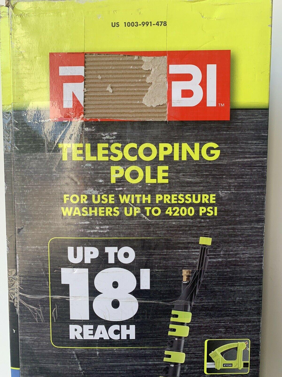 2026 RYOBI RY31EP26 18 ft. Extension Pole for Pressure Washer up 4200psi