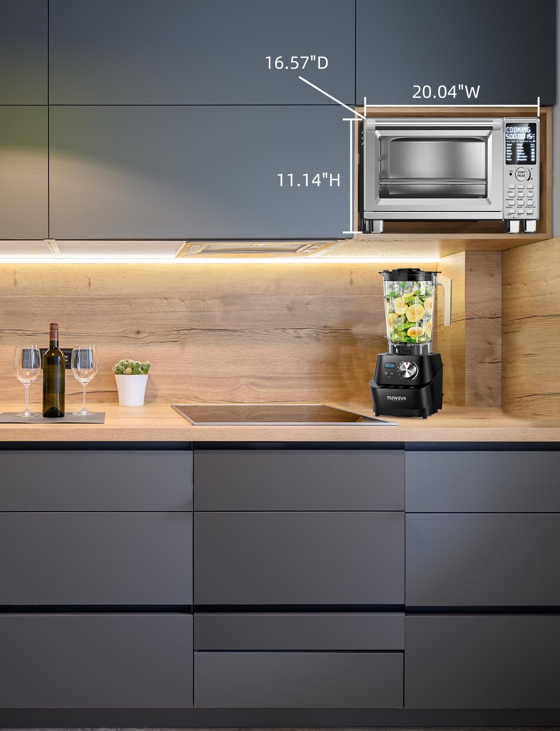 Bravo XL Pro Air Fryer Toaster Oven 30Qt Stainless Steel