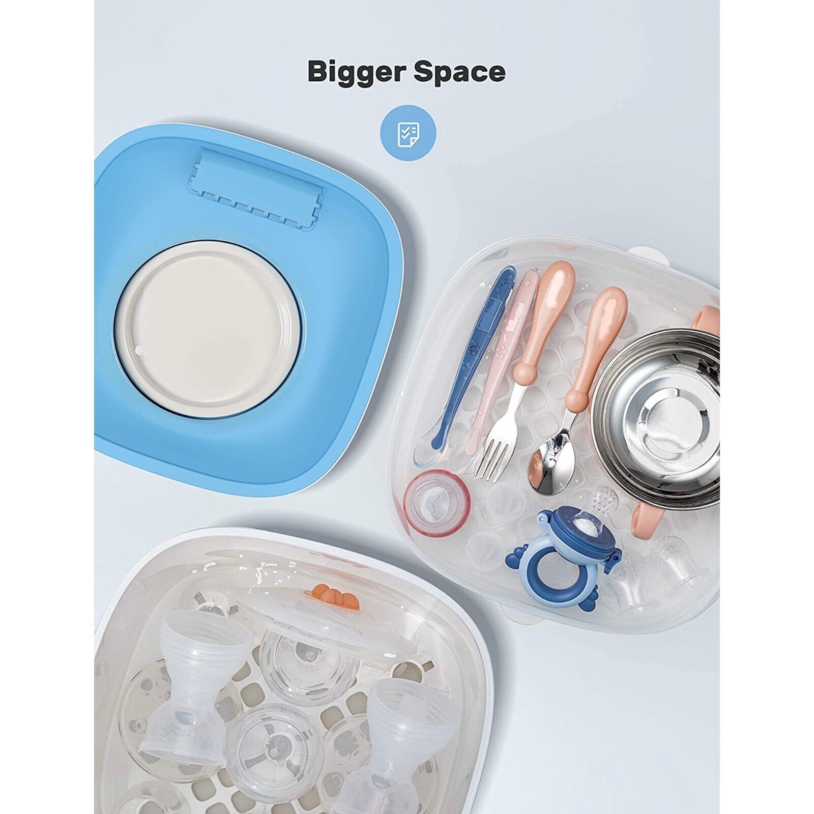 2026 Luxury 3-In-1 Baby Bottle Steam Sterilizer And Dryer With LCD Screen