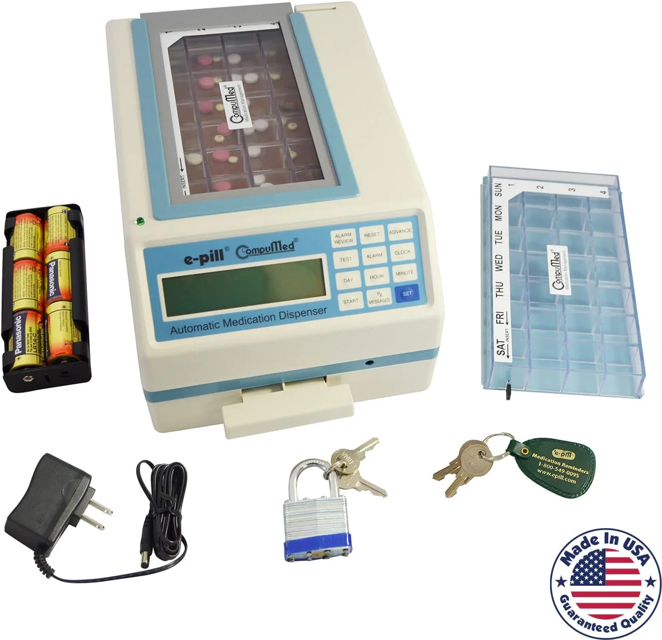 Tamper Resistant Automatic Pill Dispenser – AC Powered