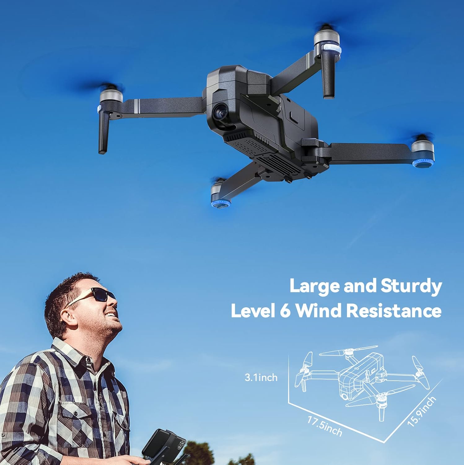 F11Pro 2 Drone 6K Camera 3-Axis Gimbal 70-Min Flight