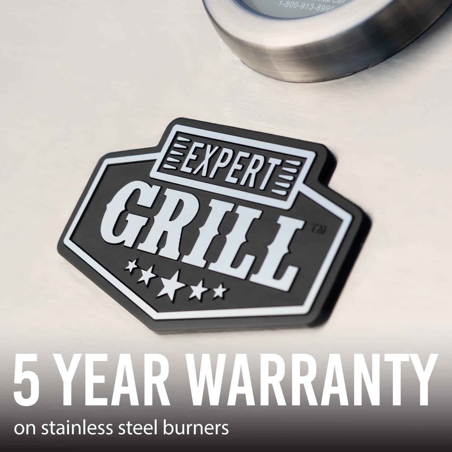 Expert Grill 5 Burner Propane Gas Grill with Side Burner