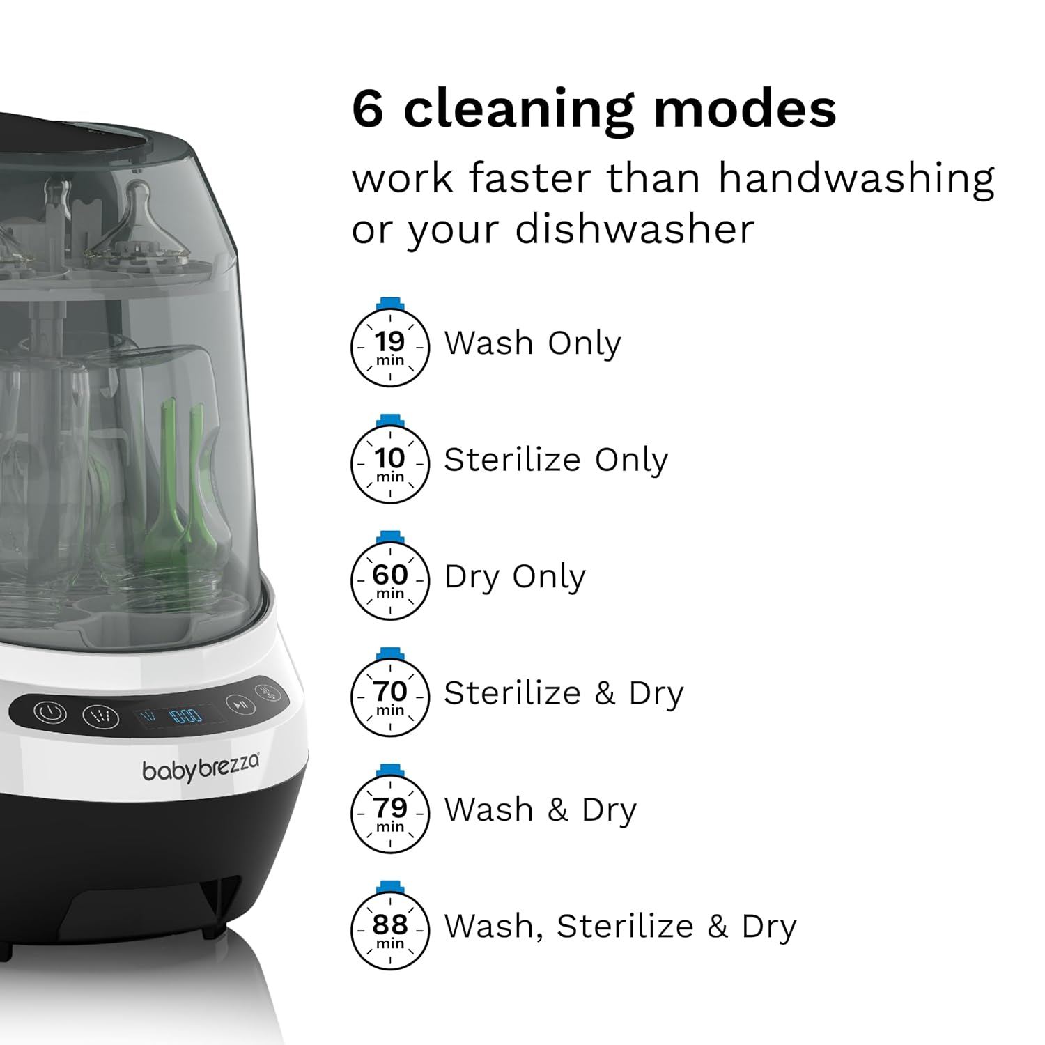 Baby Brezza Bottle Washer Pro – Sterilizer & Dryer