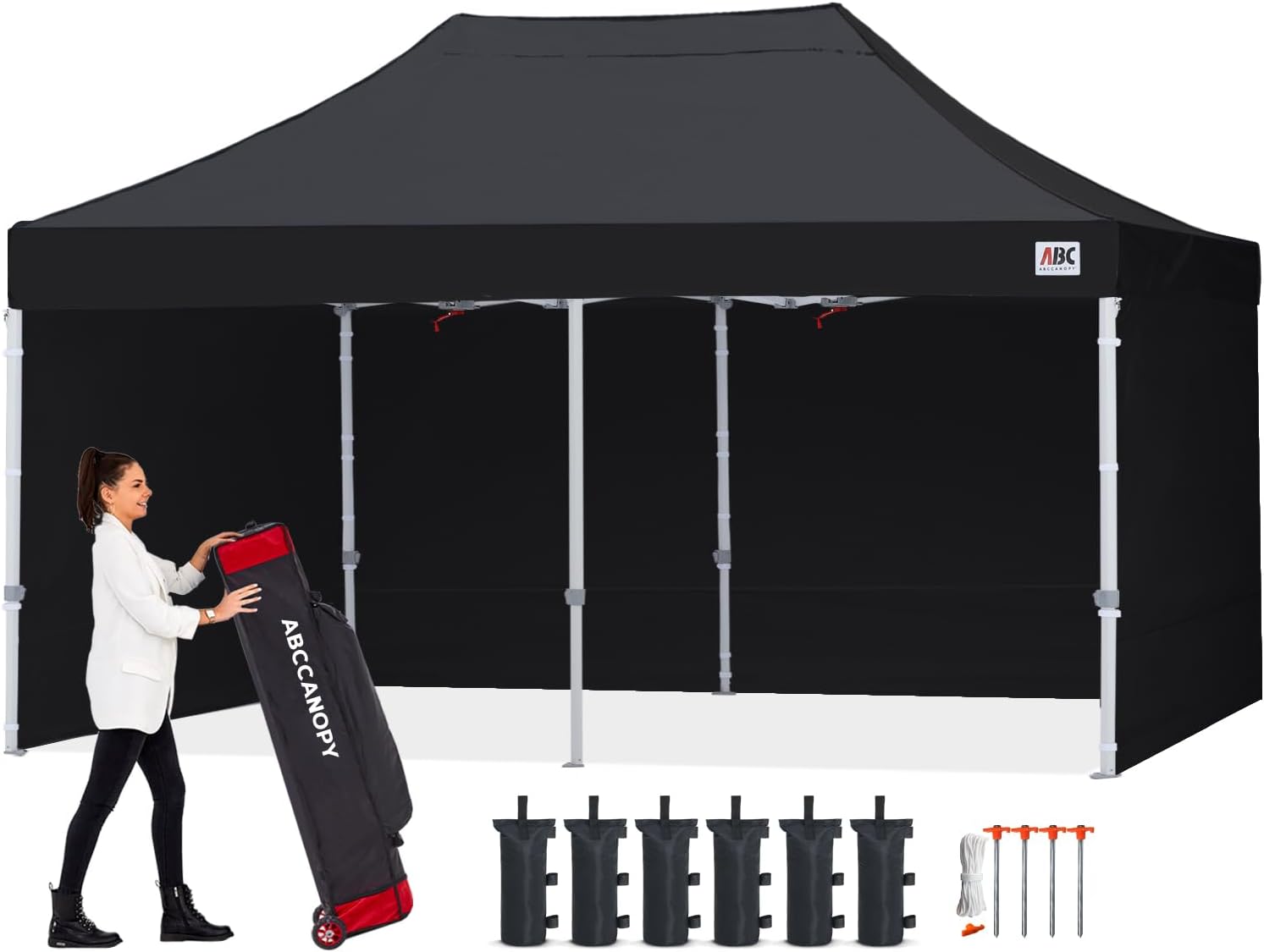 Easy Pop Up Canopy Tent 10×10 with Sidewalls