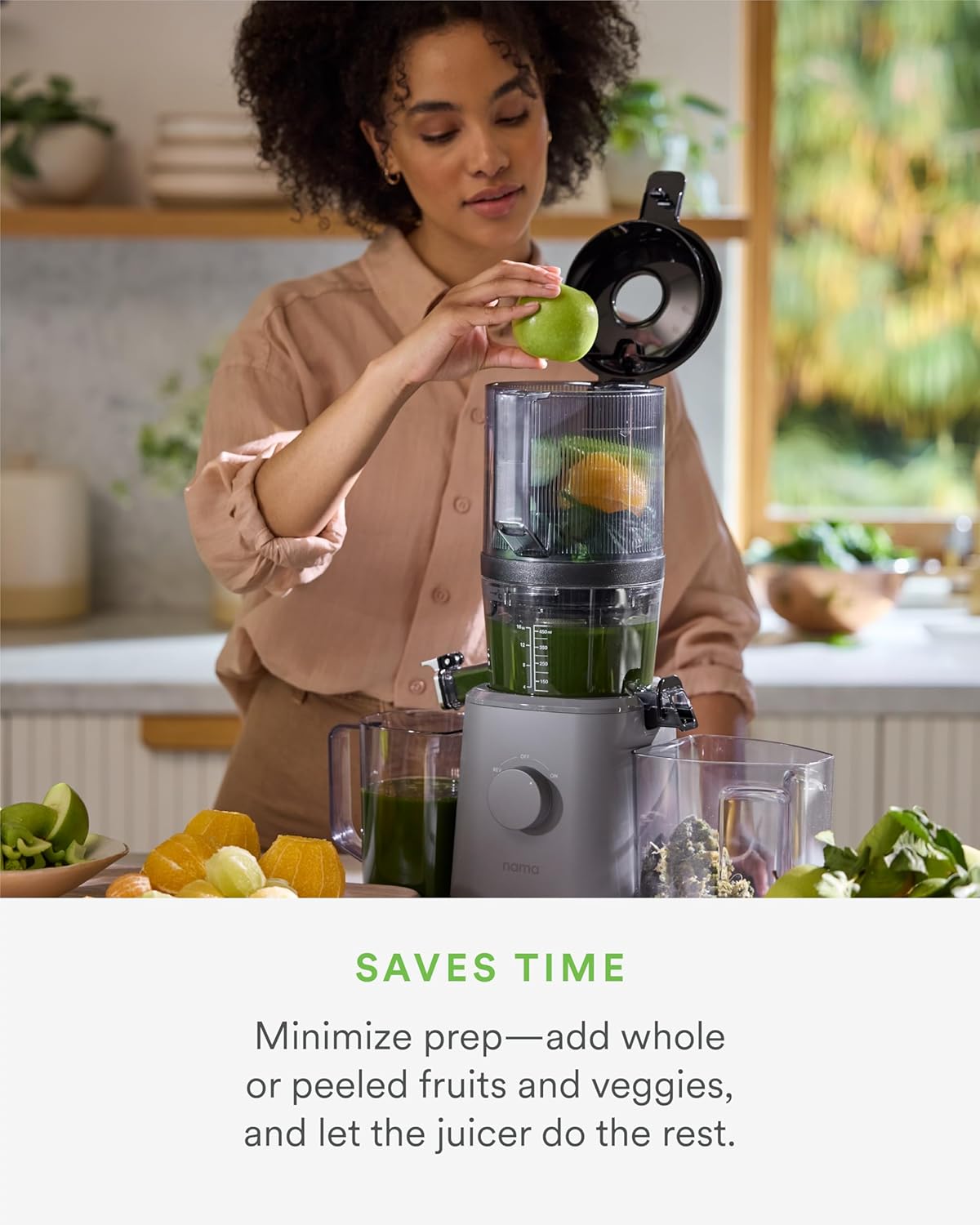 J2 Cold Press Juicer Hands-Free Masticating Juicer