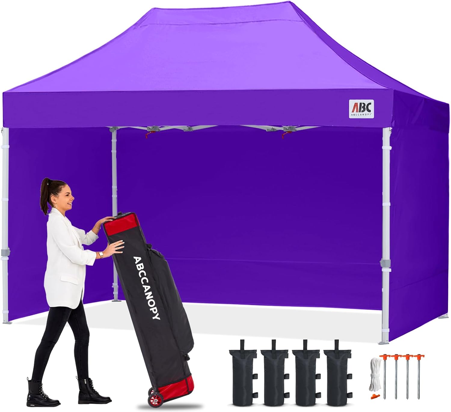 Easy Pop Up Canopy Tent 10×10 with Sidewalls