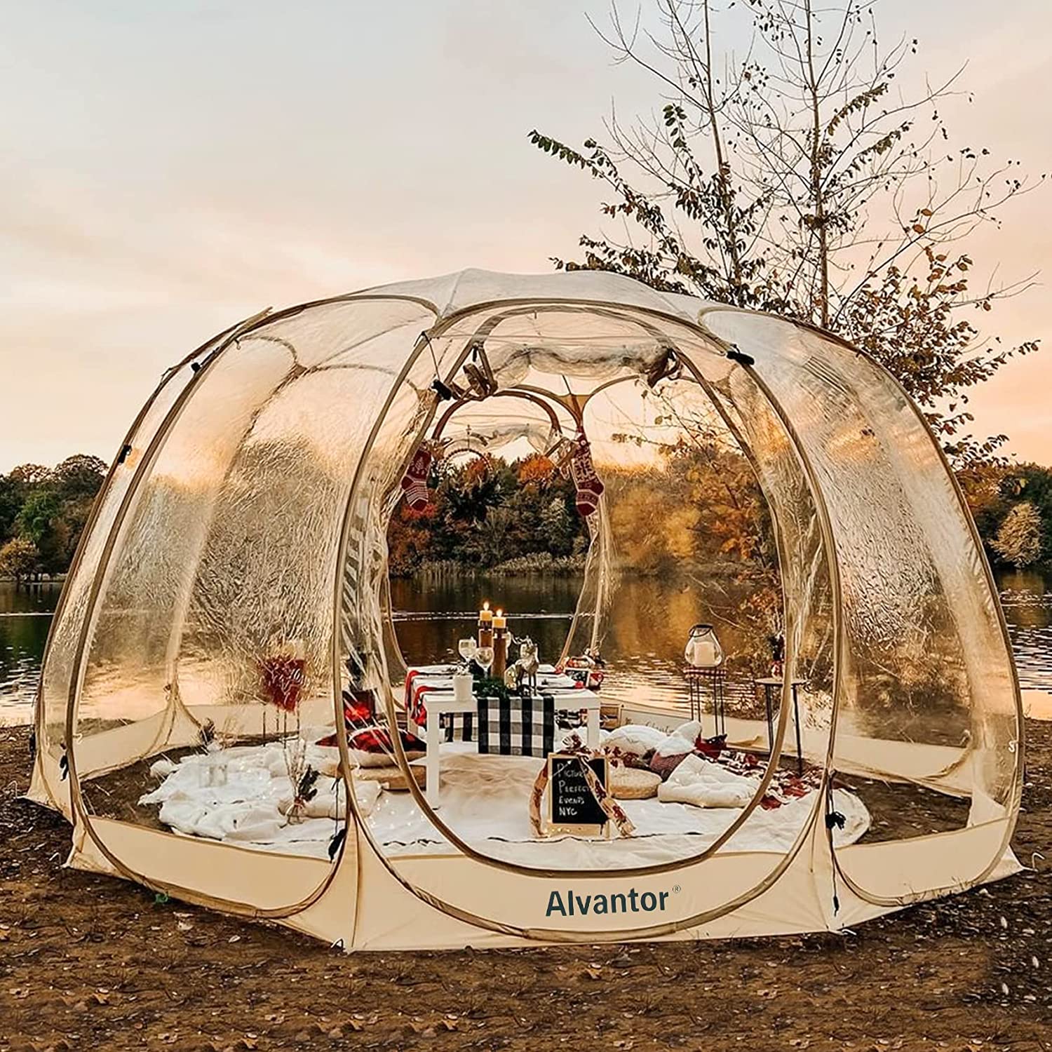 2026 Bubble Tent Pop Up Gazebo, 8-10 Person Igloo Dome Garden Patio Canopy Shelter