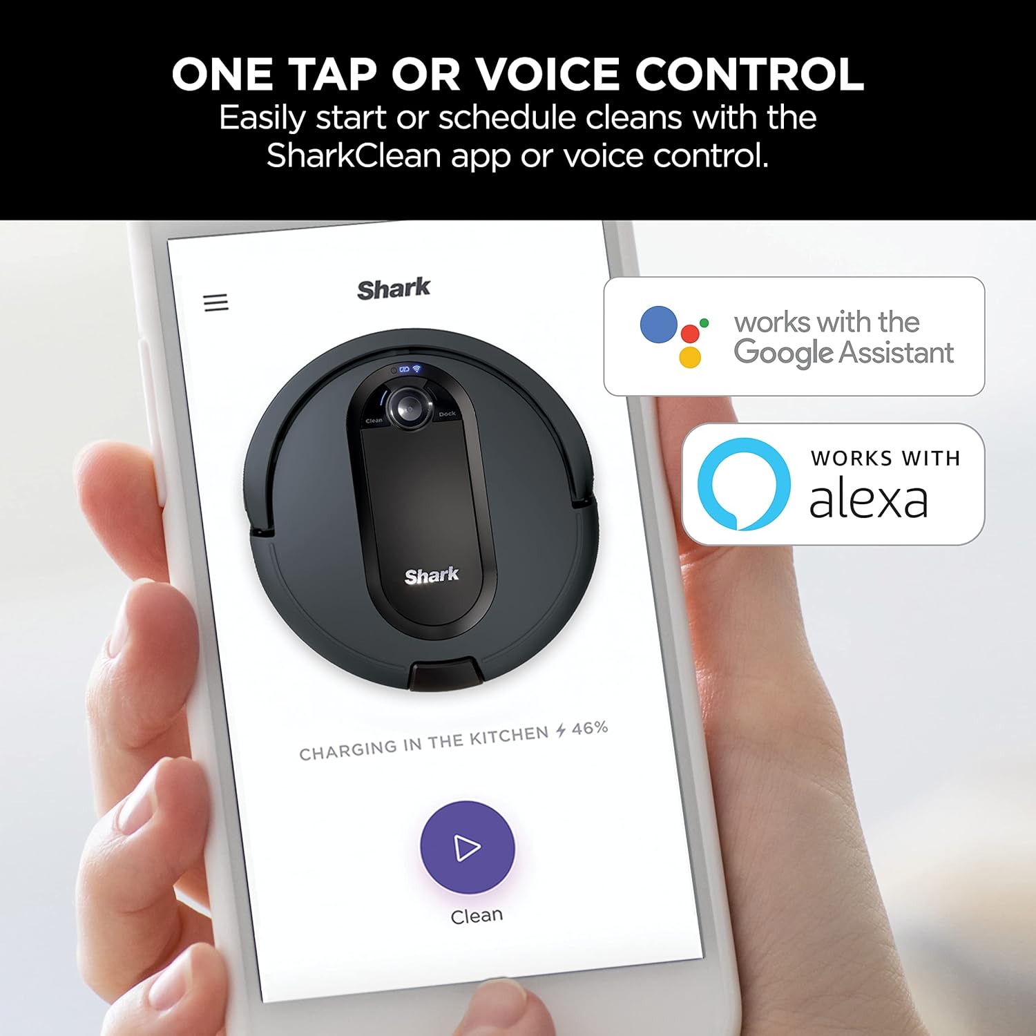 Iq Robot Vacuum – Bagless Self-Empty, Multi-Surface