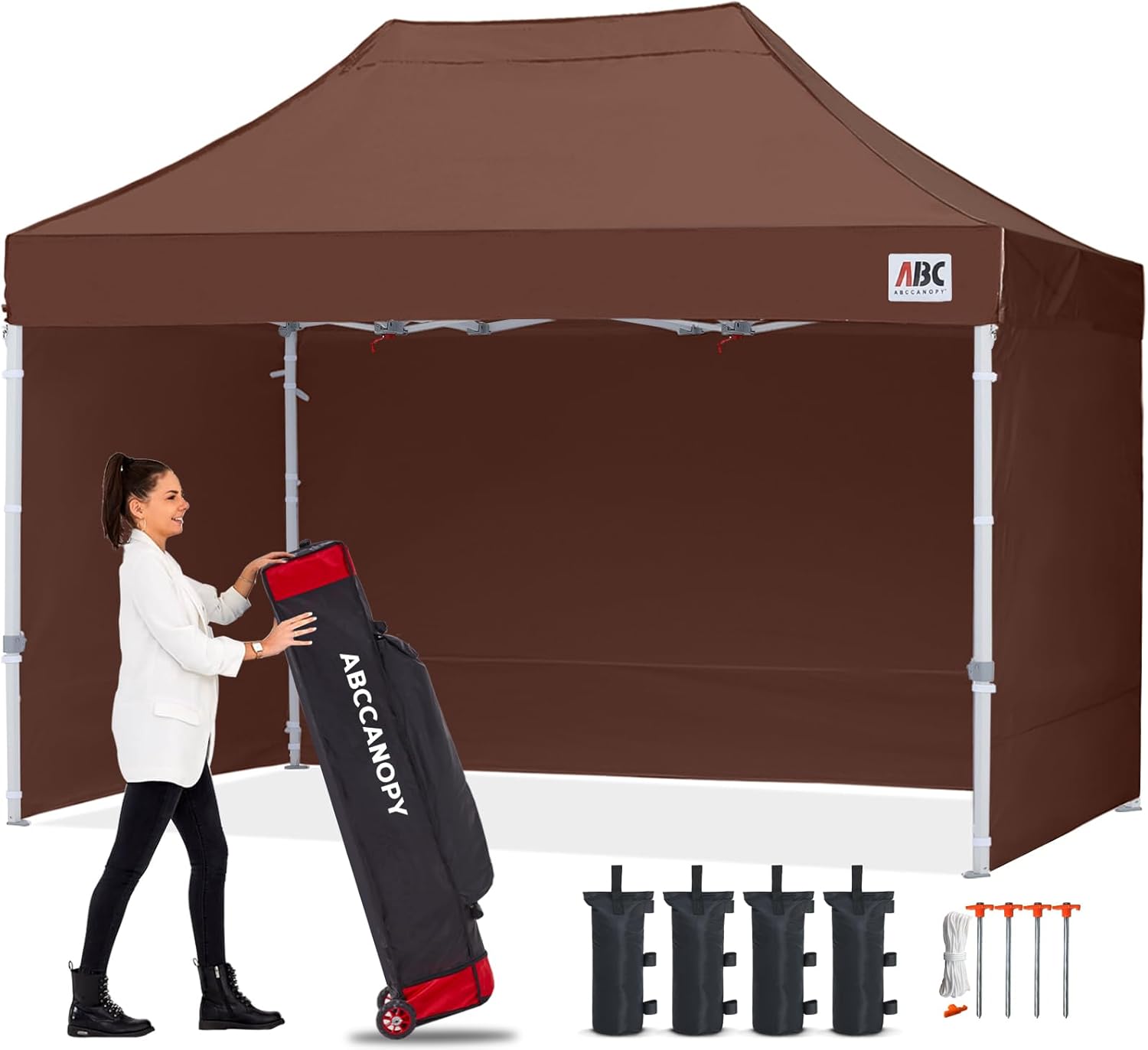 Easy Pop Up Canopy Tent 10×10 with Sidewalls