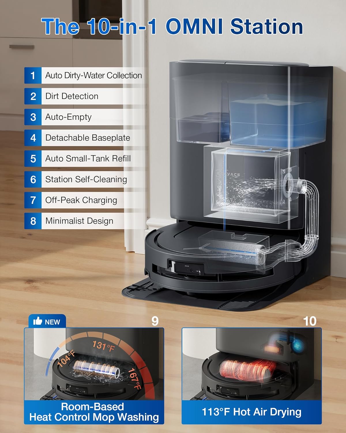 Deebot X9 Pro Omni Robot Vacuum and Mop System