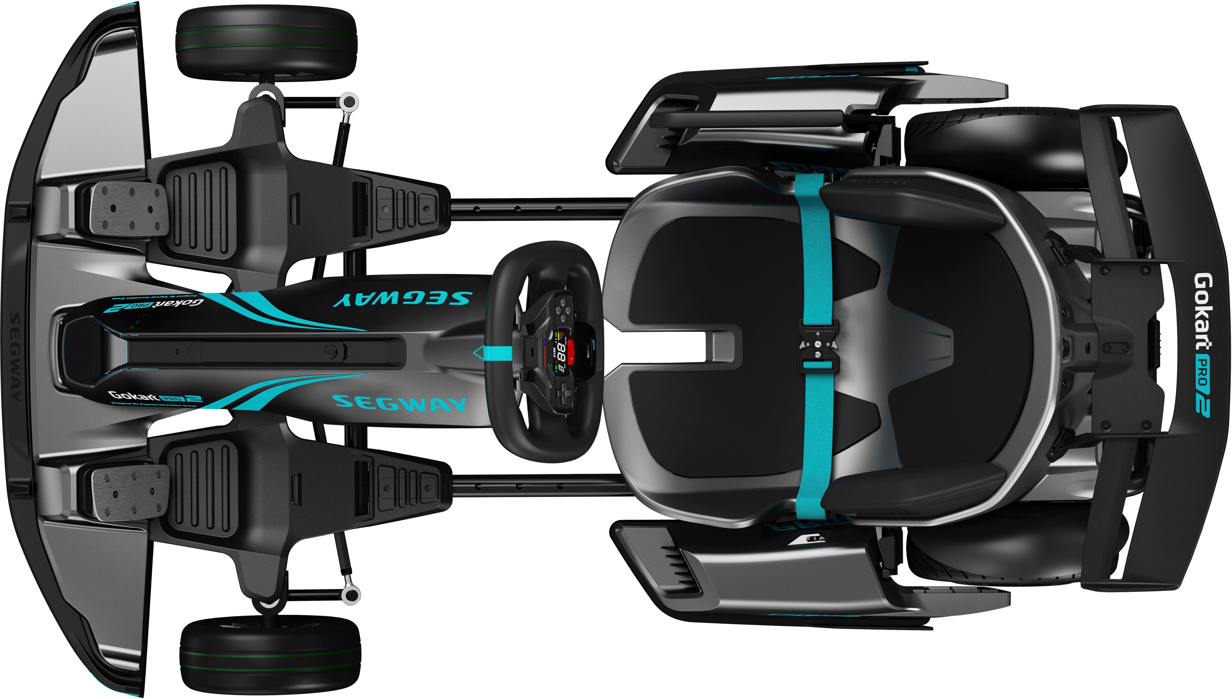 2025 Segway – Go Kart Pro 2 w/15.5 mi Max Operating Range & 26.7 mph Max Speed – Gray