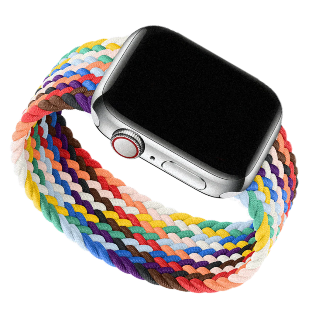 Vibrant Braided Solo Loop Apple Watch Bands