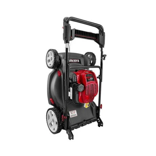 22′′ 3-in-1 Self Propelled Lawn Mower, 201cc Engine, CVT, Adjustable Height, High-Traction Wheels