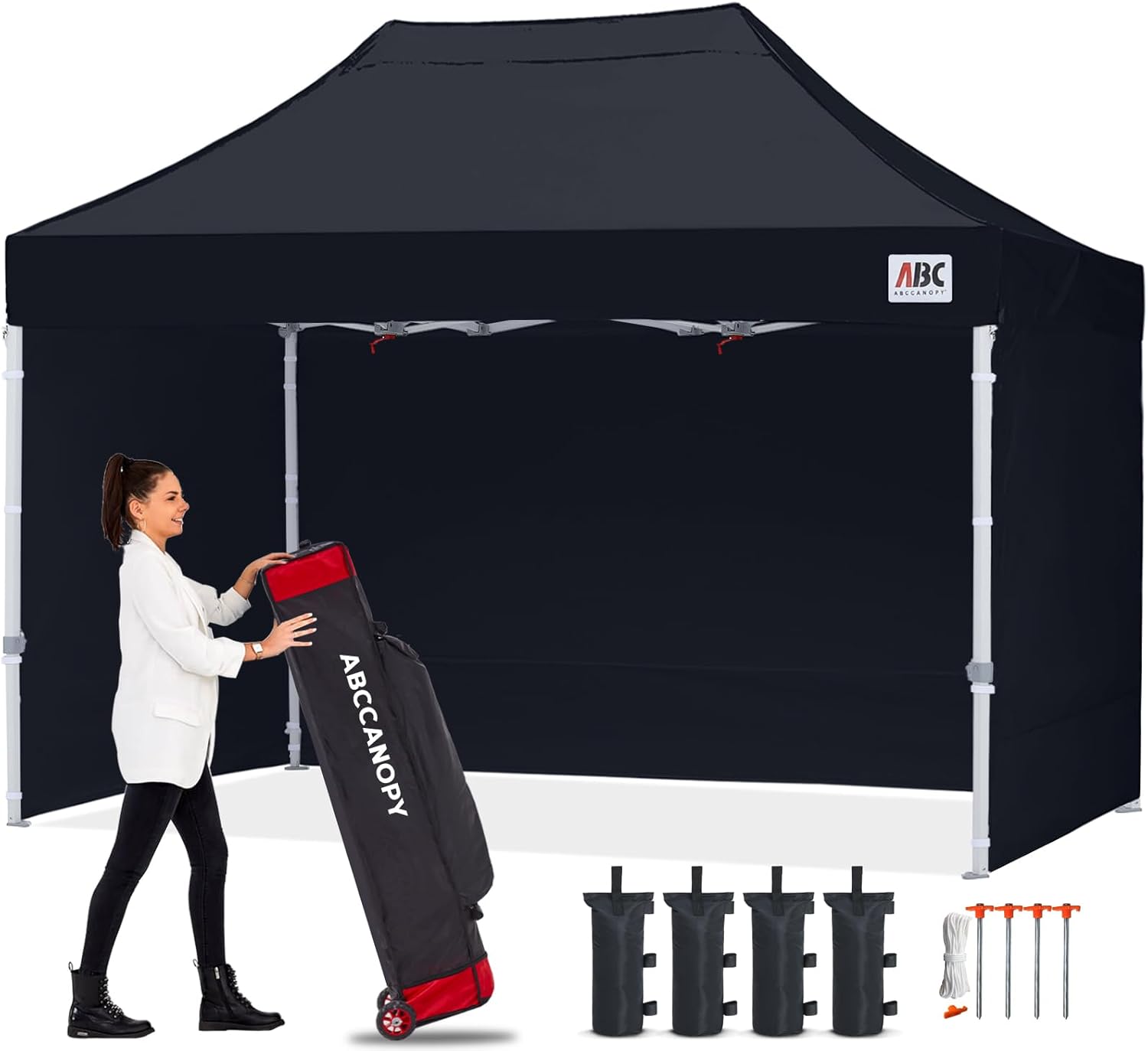 Easy Pop Up Canopy Tent 10×10 with Sidewalls