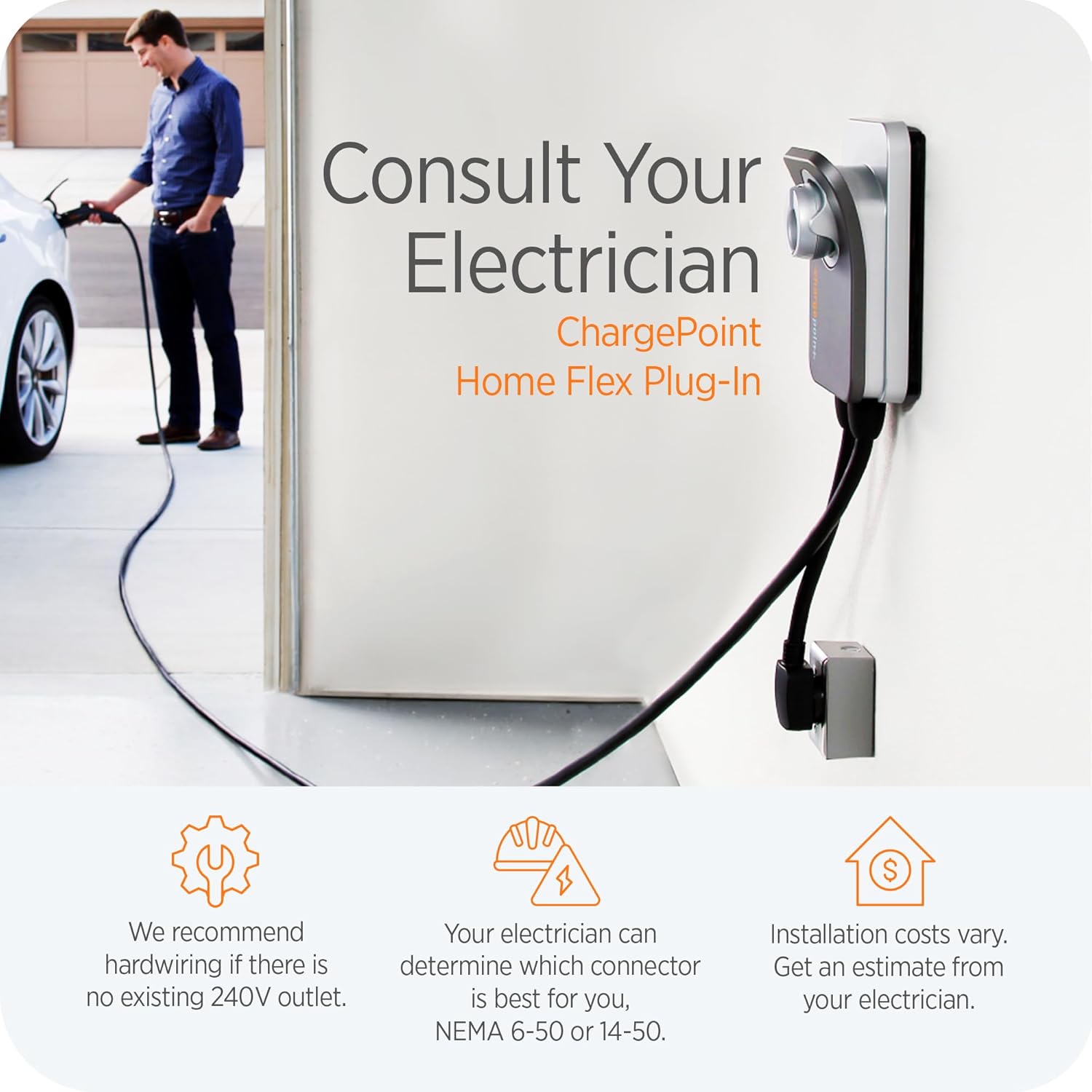 Homeflex Level 2 EV Charger J1772 – Fast Home Charging