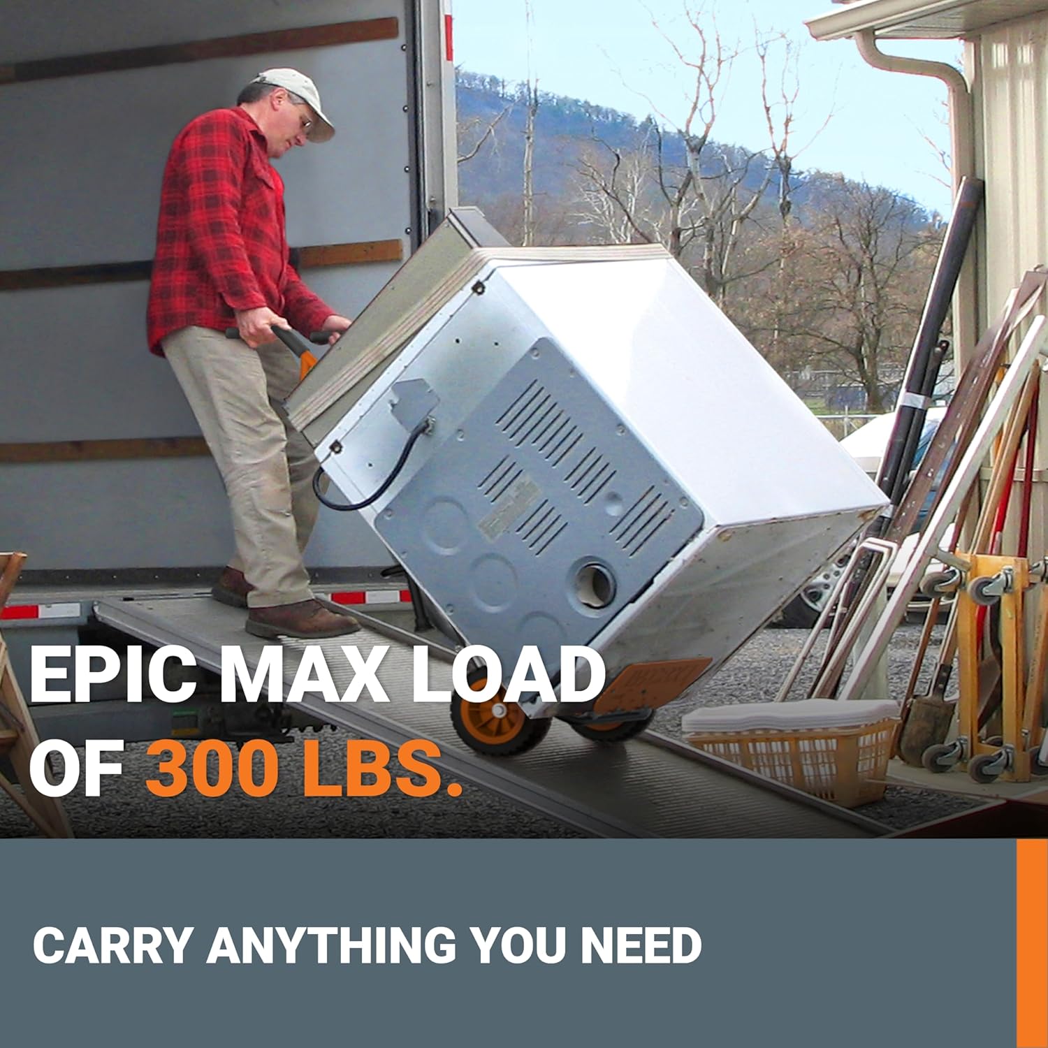 2026 Worx WG050 8-in-1 Aerocart Garden Cart/Wheelbarrow Heavy Duty/Dolly