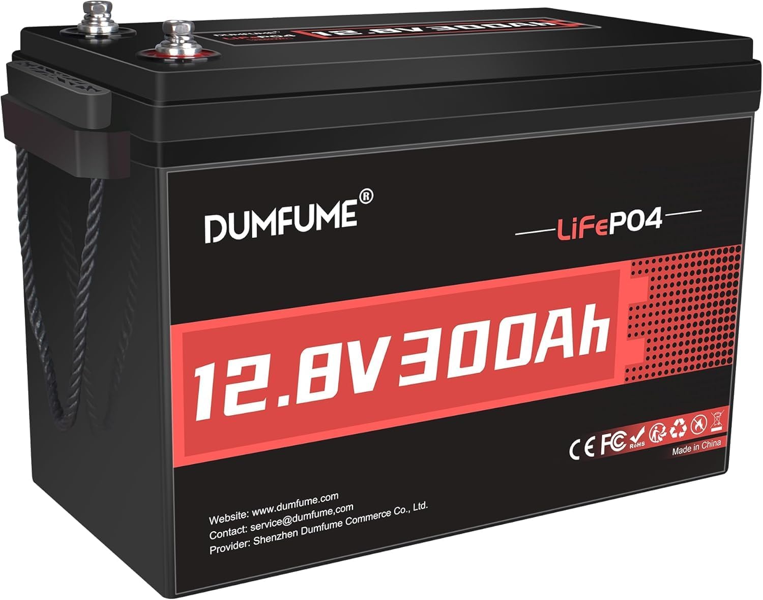 12V 300Ah Lithium LiFePO4 Battery with 200A BMS