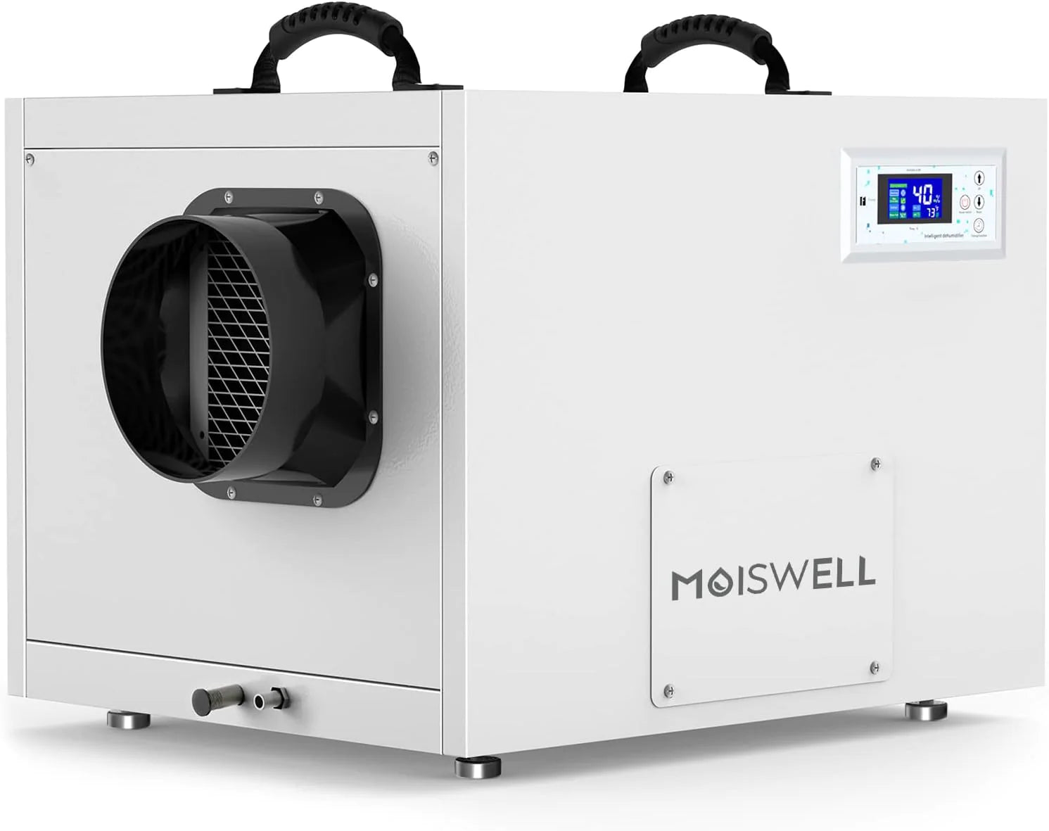 Moiswell 212 Pints Commercial Crawl Space Dehumidifier with Pump and Drain Hose