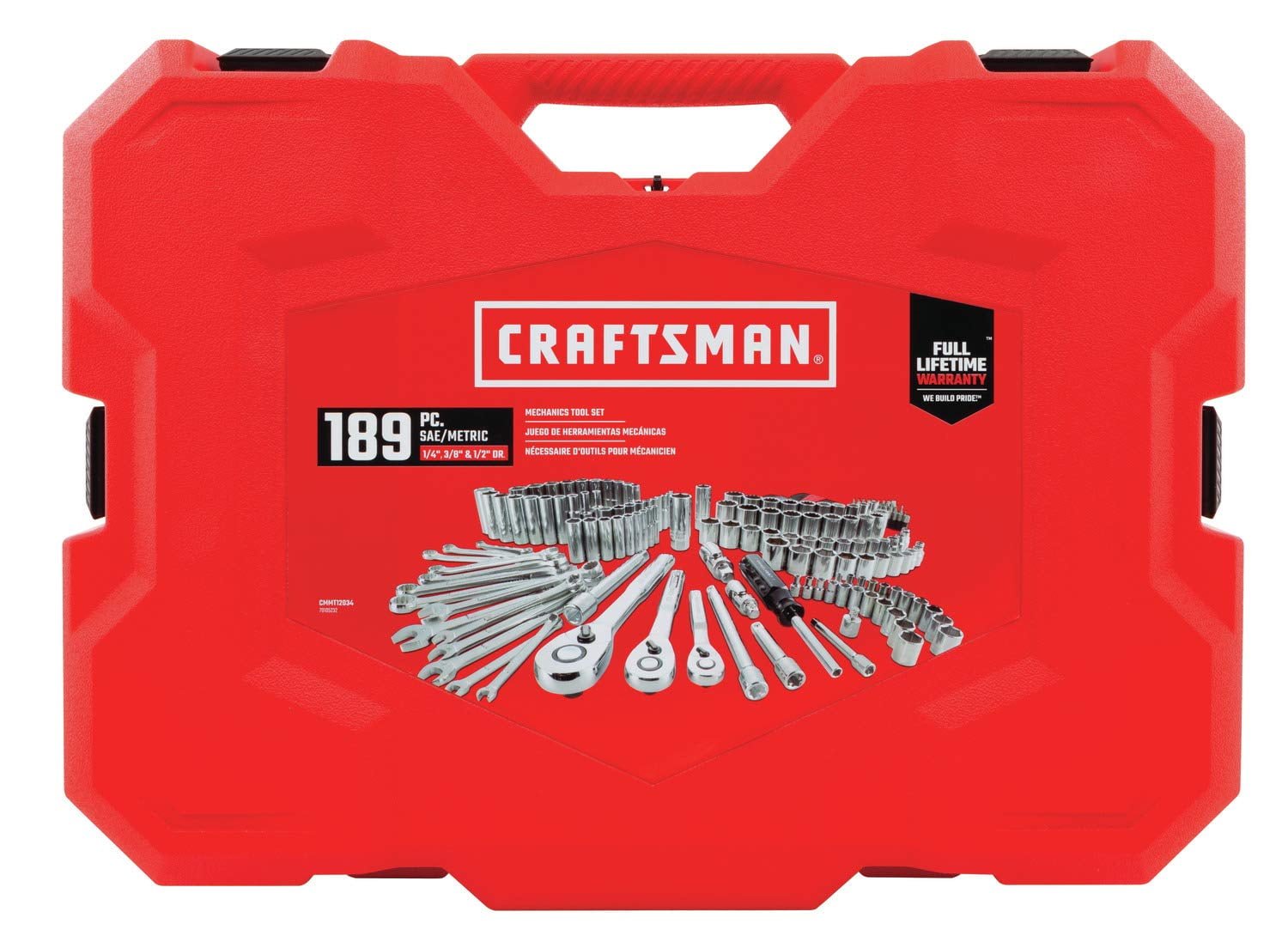 2026 CRAFTSMAN Mechanics Tool Set, SAE/Metric, 189-Piece (CMMT12034)
