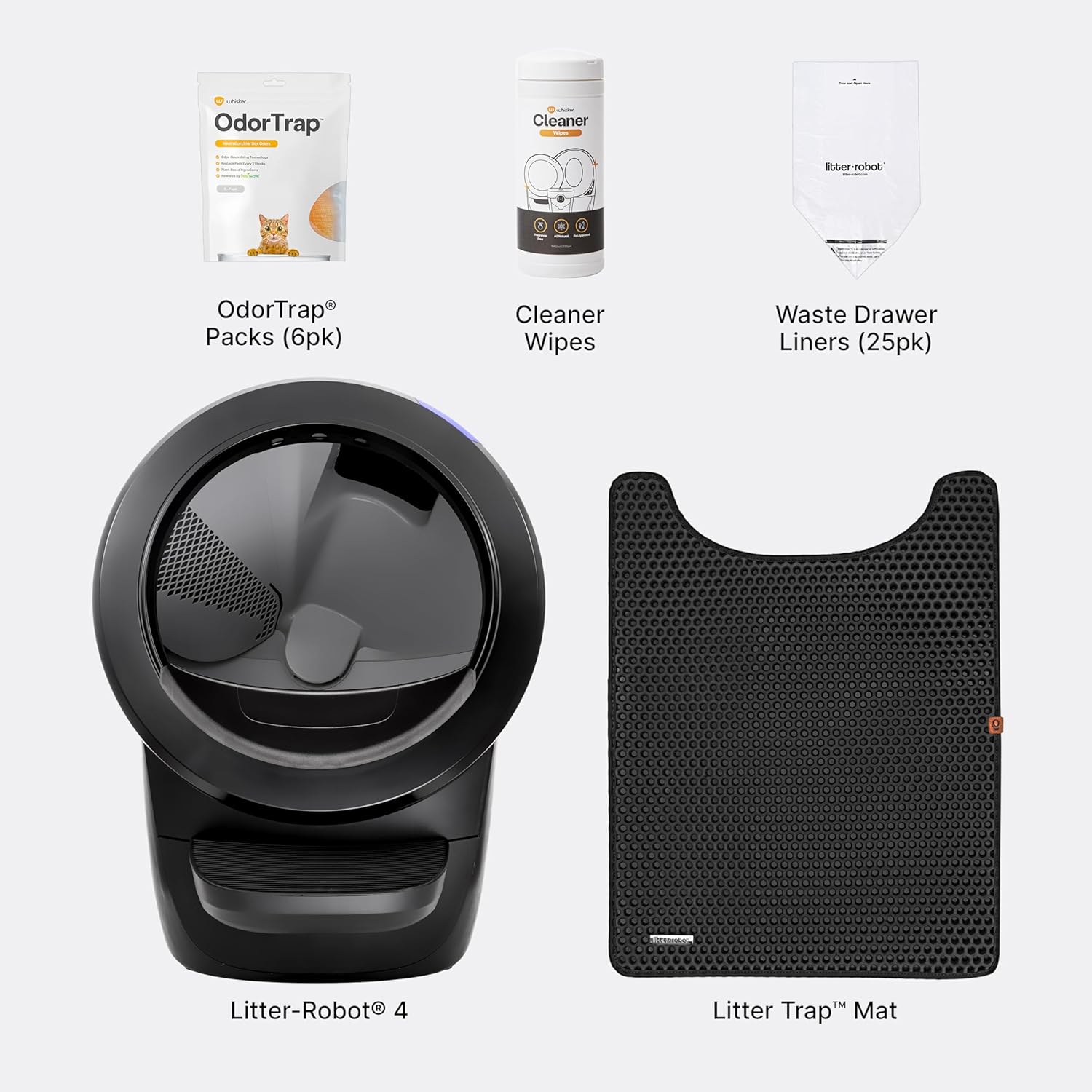 Litter-Robot 4 Bundle – Automatic Self-Cleaning Box