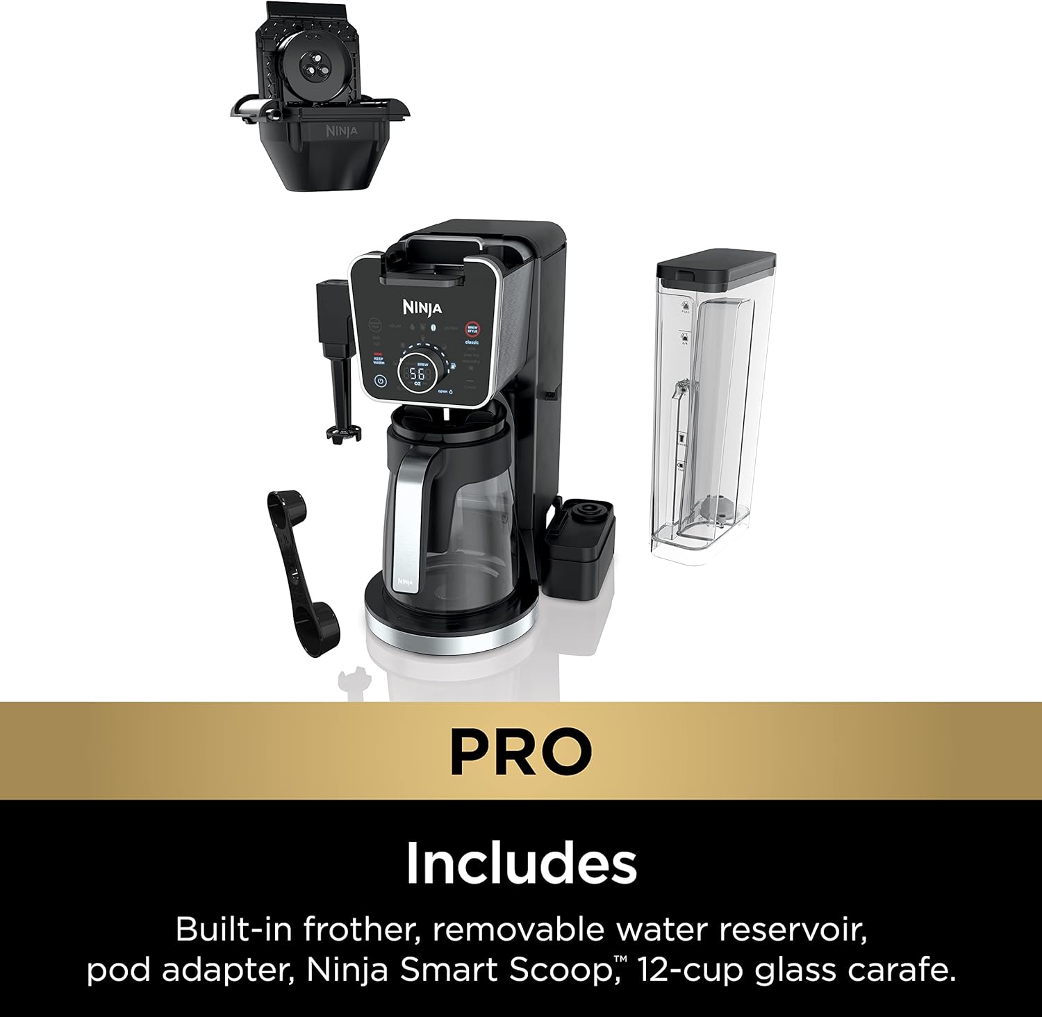Drip Coffee Maker DualBrew Pro K-Cup Combo 12 Cup