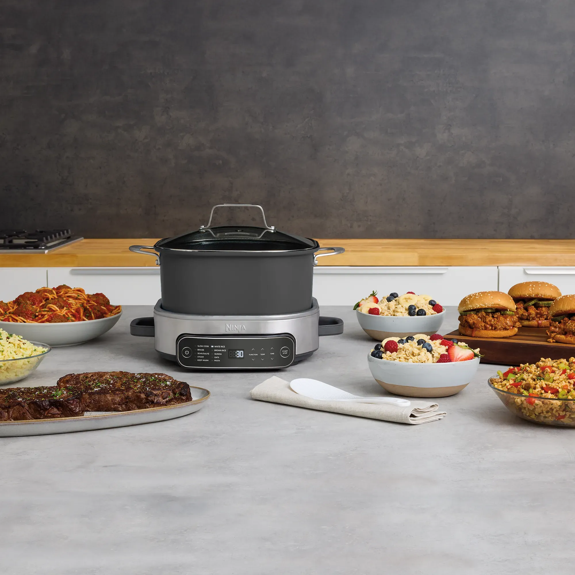 Ninja Foodi PossibleCooker 8-in-1 Multi-Function Cooker with Slow Cook, Sear, Steam & Bake Capabilities