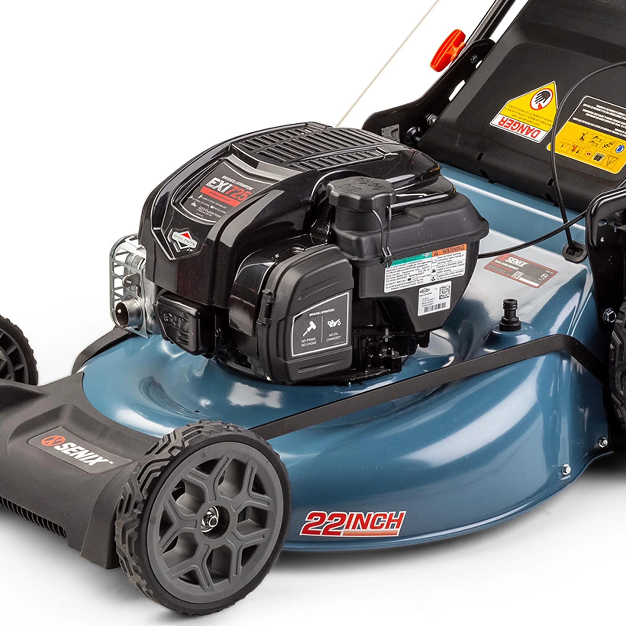 2026 SENIX 22in 163cc 4-Cycle Gas Self-Propelled Mower, 3-in-1, Variable Speed, 11in Rear Wheels, LSSG-H2