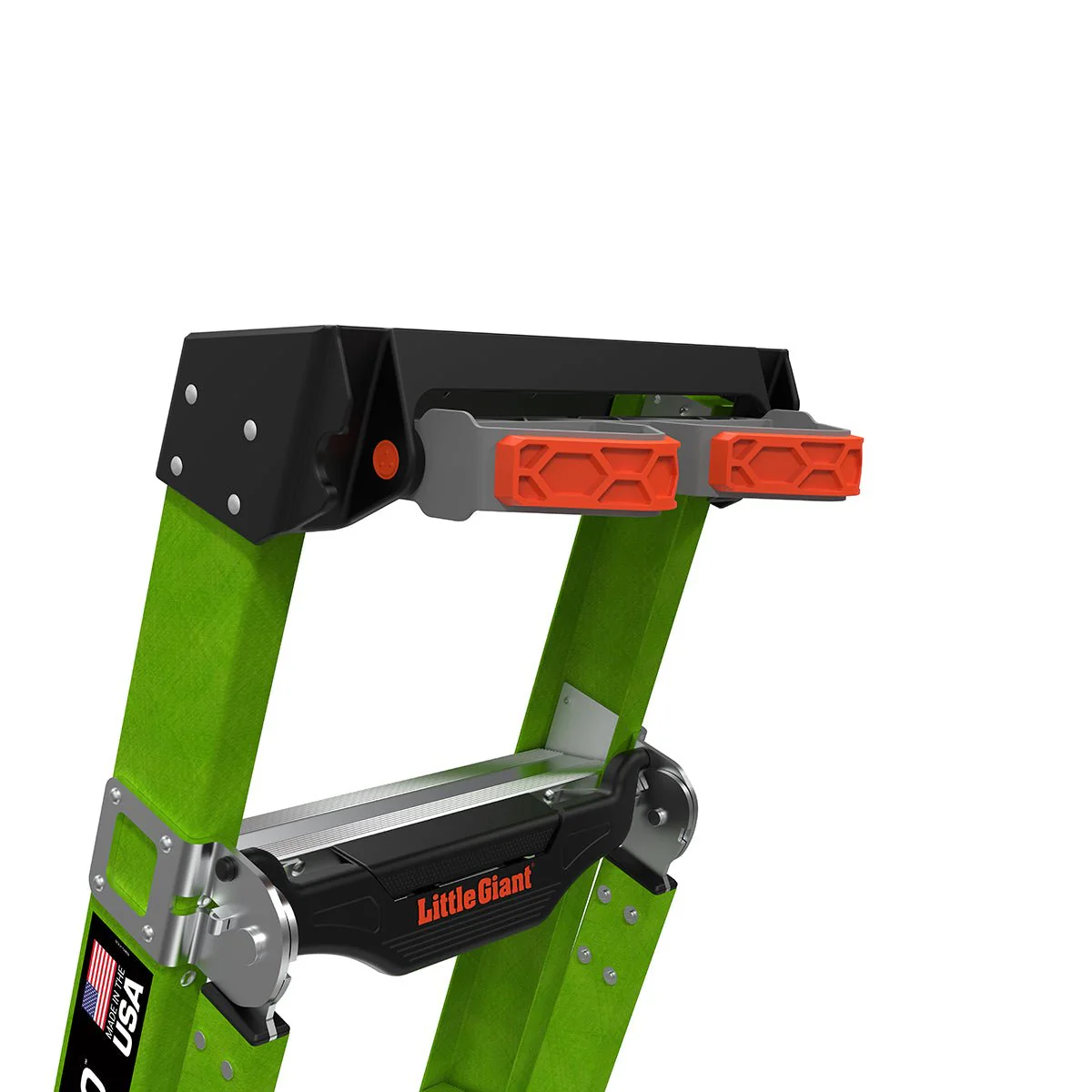 Little Giant 13906-303 KING KOMBO™ 6-Foot Fiberglass 3-in-1 Professional Ladder, 375 lbs Capacity